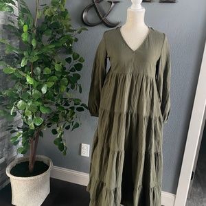 Universal Thread Maxi Olive Green Dress